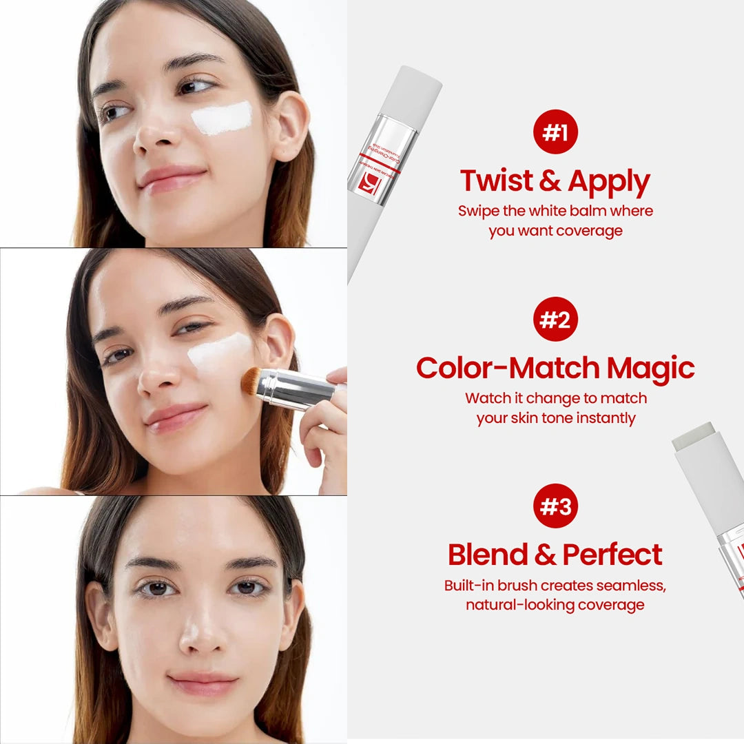 Korean Color-Changing Foundation Stick